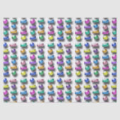 Weefselpapier - Drie dimensionale vormen Tissuepapier (Voorkant)