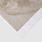 WEEFSELPAPIER : EEN ANGEL - 17e C Tissuepapier (Detail)