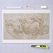 WEEFSELPAPIER : EEN ANGEL - 17e C Tissuepapier (Craft)