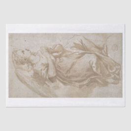 WEEFSELPAPIER : EEN ANGEL - 17e C Tissuepapier