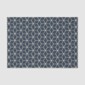 Weefselpapier en -ontkoppeling - Geometrische Lila Tissuepapier (Voorkant)