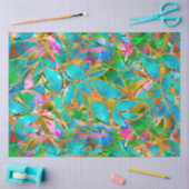 Weefselpapier Floral Abstract Glas in lood Tissuepapier (Craft)
