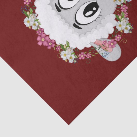 Weefselpapier Floral Sheep Tissuepapier (Detail)