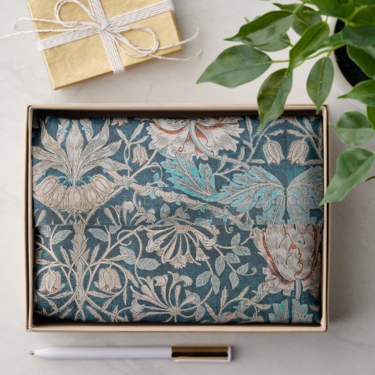 WEEFSELPAPIER : FLORAL  WILLIAM MORRIS TISSUEPAPIER (Geschenk)