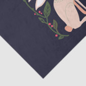 WEEFSELPAPIER : FOLK ART : KONIJNEN TISSUEPAPIER (Detail)