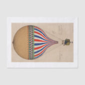 WEEFSELPAPIER : FRANSE VLAG THEMED BALOON TISSUEPAPIER (Voorkant)