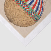 WEEFSELPAPIER : FRANSE VLAG THEMED BALOON TISSUEPAPIER (Detail)