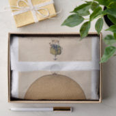 WEEFSELPAPIER : FRANSE VLAG THEMED BALOON TISSUEPAPIER (Geschenk)