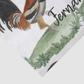 Weefselpapier, Franse vogel Tissuepapier (Detail)