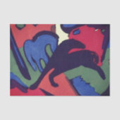 WEEFSELPAPIER FRANZ MARC HORSES TISSUEPAPIER (Voorkant)