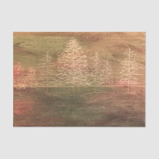 Weefselpapier, gedrukt tissuepapier (Voorkant)