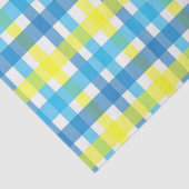 Weefselpapier Geel Blauw Tissuepapier (Detail)