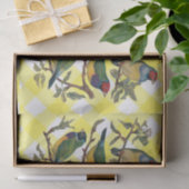 Weefselpapier, geel, geel tissuepapier (Geschenk)
