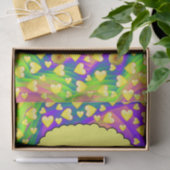 Weefselpapier Geel hartenschaap Tissuepapier (Geschenk)