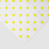 Weefselpapier/gele pokadots tissuepapier (Detail)