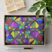 Weefselpapier - Glas in lood look - HAMbyWG Tissuepapier (Geschenk)