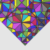 Weefselpapier - Glas in lood look - HAMbyWG Tissuepapier (Detail)