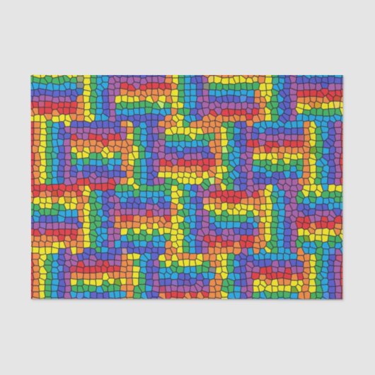 Weefselpapier Glas in lood Tissuepapier (Voorkant)