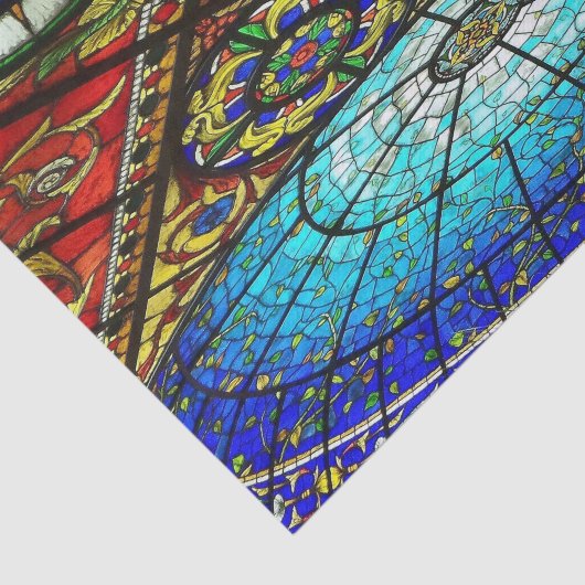 Weefselpapier Glas in lood Tissuepapier (Detail)