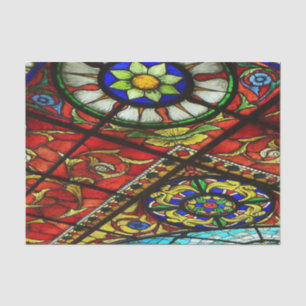 Weefselpapier Glas in lood Tissuepapier