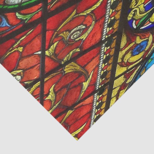 Weefselpapier Glas in lood Tissuepapier (Detail)