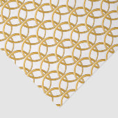 Weefselpapier - Golden chain Mail Tissuepapier (Detail)