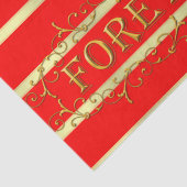 Weefselpapier, gouden Valentijnsdag, altijd hartgr Tissuepapier (Detail)