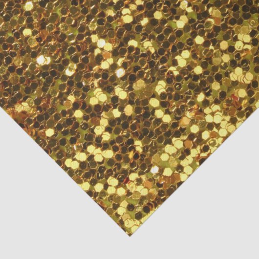Weefselpapier/goudglitter Tissuepapier (Detail)