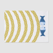 Weefselpapier, goudketvis tissuepapier (Voorkant)