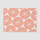 Weefselpapier - Grapefruit voor sokken Tissuepapier (Voorkant)