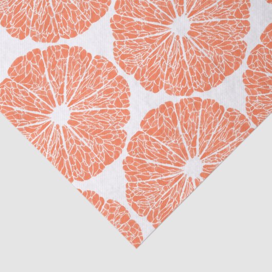 Weefselpapier - Grapefruit voor sokken Tissuepapier (Detail)