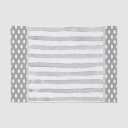 Weefselpapier, grijze strips tissuepapier (Voorkant)