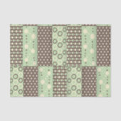 Weefselpapier Groen bruin Tissuepapier (Voorkant)