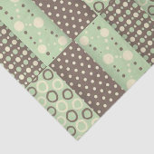 Weefselpapier Groen bruin Tissuepapier (Detail)