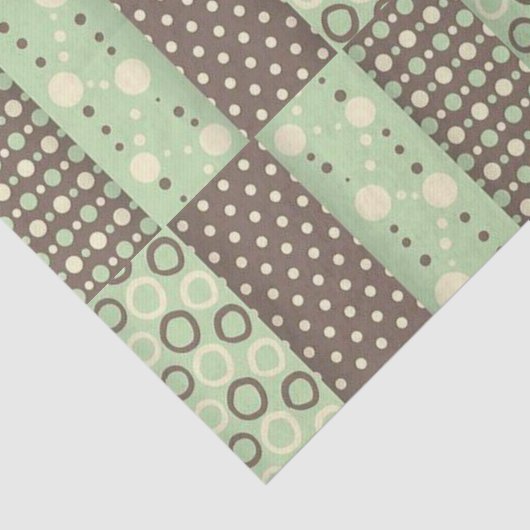 Weefselpapier Groen bruin Tissuepapier (Detail)