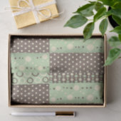 Weefselpapier Groen bruin Tissuepapier (Geschenk)