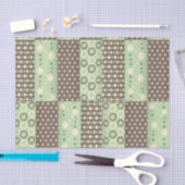 Weefselpapier Groen bruin Tissuepapier (Craft)