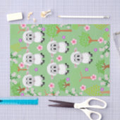 Weefselpapier Groene bomen voor schapen Tissuepapier (Craft)