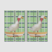 Weefselpapier Groene speldenknop Tissuepapier (Voorkant)