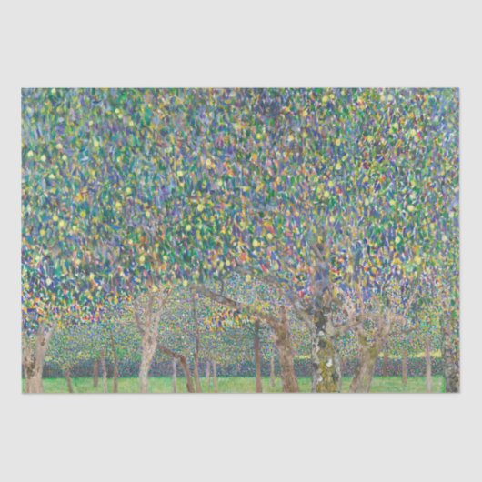 WEEFSELPAPIER : GUSTAV KLIMT : PEAR TREE TISSUEPAPIER (Voorkant)