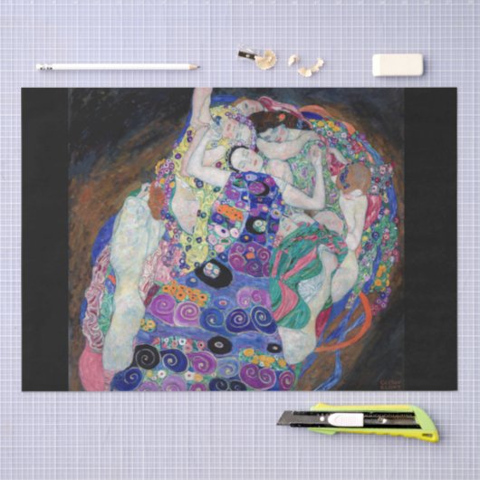 WEEFSELPAPIER : GUSTAV KLIMT : VIRGIN TISSUEPAPIER (Craft)