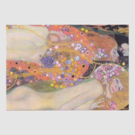 WEEFSELPAPIER : GUSTAV KLIMT : WATERSERPENEN II TISSUEPAPIER