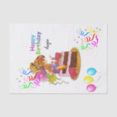 Weefselpapier Happy Birthday Fairy Tissuepapier (Voorkant)