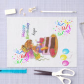 Weefselpapier Happy Birthday Fairy Tissuepapier (Craft)