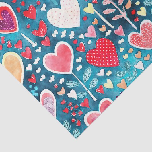 Weefselpapier - Hartontwerp Tissuepapier (Detail)