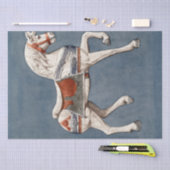 WEEFSELPAPIER : HENRY MURPHY : CAROUSEL HORSE 1942 TISSUEPAPIER (Craft)