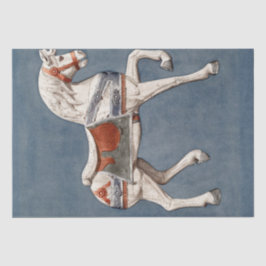 WEEFSELPAPIER : HENRY MURPHY : CAROUSEL HORSE 1942 TISSUEPAPIER