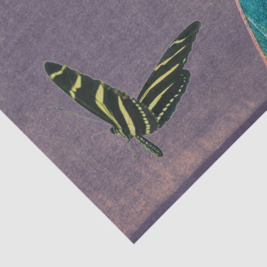 Weefselpapier HUMMINGBIRD EN IRIS Tissuepapier (Detail)