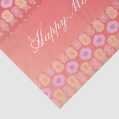 Weefselpapier in roze koraalbloemige Moederdag Tissuepapier (Detail)