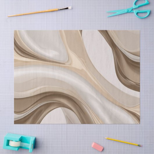 Weefselpapier in stijlvolle abstracte vormgeving tissuepapier (Craft)